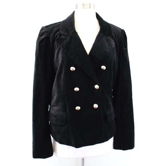 Modcloth | Jackets & Coats | Modcloth Cheers The New Year Black Velvet ...